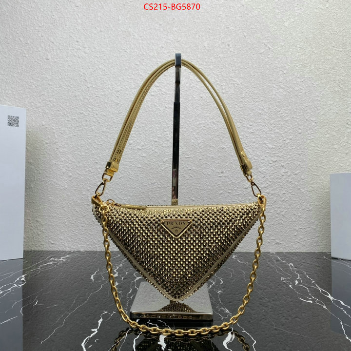 Prada Bags (TOP)-Triangle quality aaaaa replica ID: BG5870 $: 215USD,