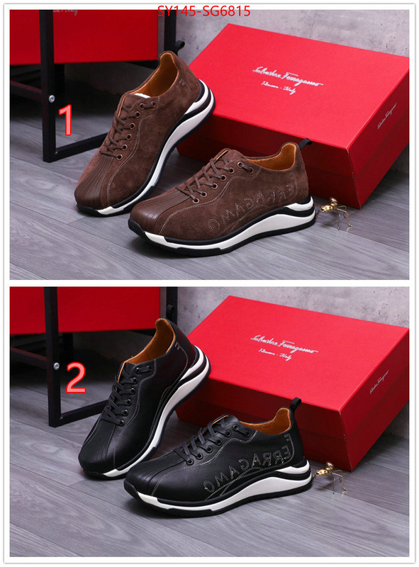 Men shoes-Ferragamo aaaaa+ replica ID: SG6815 $: 145USD