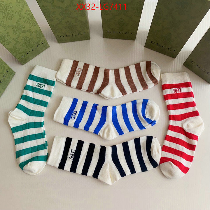 Sock-Gucci from china 2023 ID: LG7411 $: 32USD