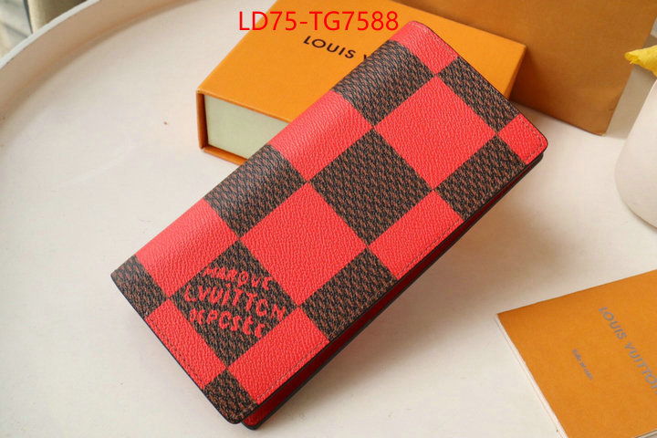 LV Bags(TOP)-Wallet buy the best replica ID: TG7588 $: 75USD,