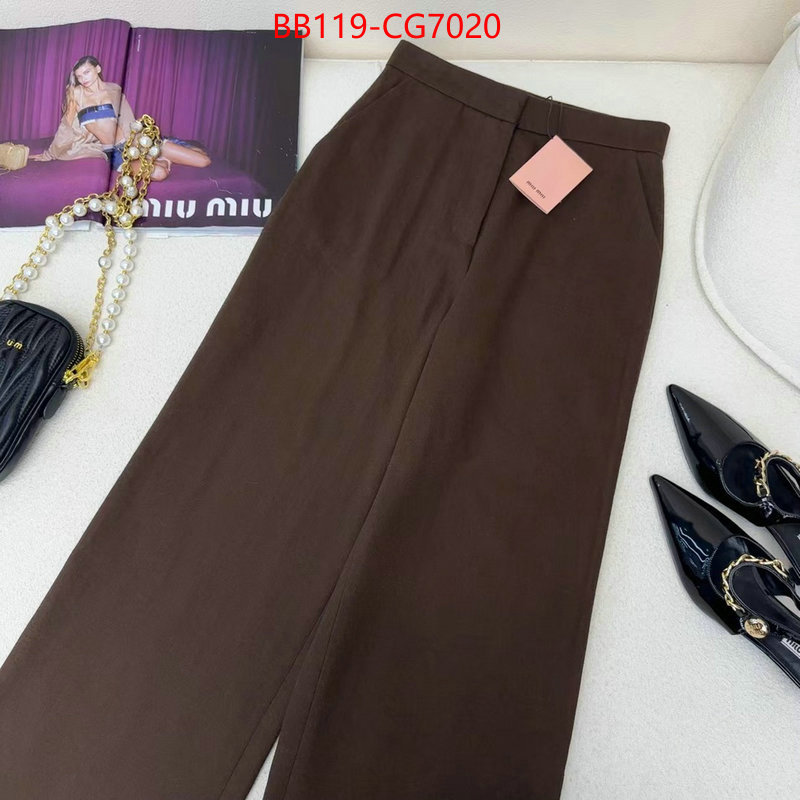 Clothing-MIU MIU buy best high-quality ID: CG7020 $: 119USD