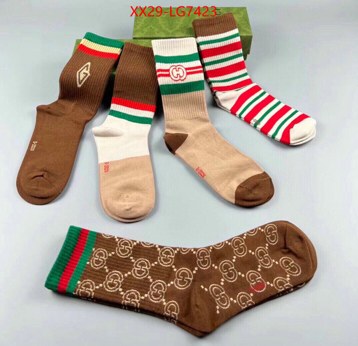 Sock-Gucci replica wholesale ID: LG7423 $: 29USD