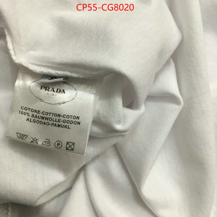 Clothing-Prada 2023 replica wholesale cheap sales online ID: CG8020 $: 55USD