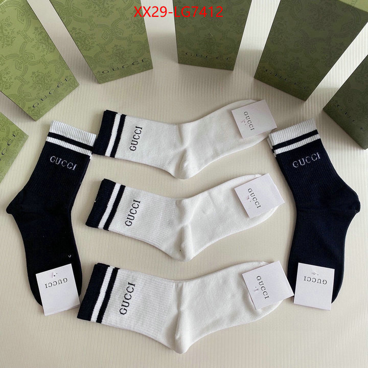 Sock-Gucci 2023 perfect replica designer ID: LG7412 $: 29USD