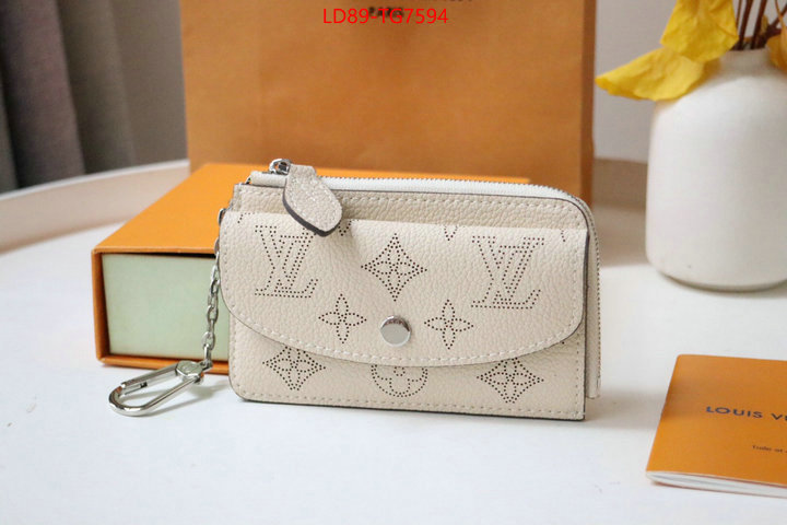 LV Bags(TOP)-Wallet unsurpassed quality ID: TG7594 $: 89USD,