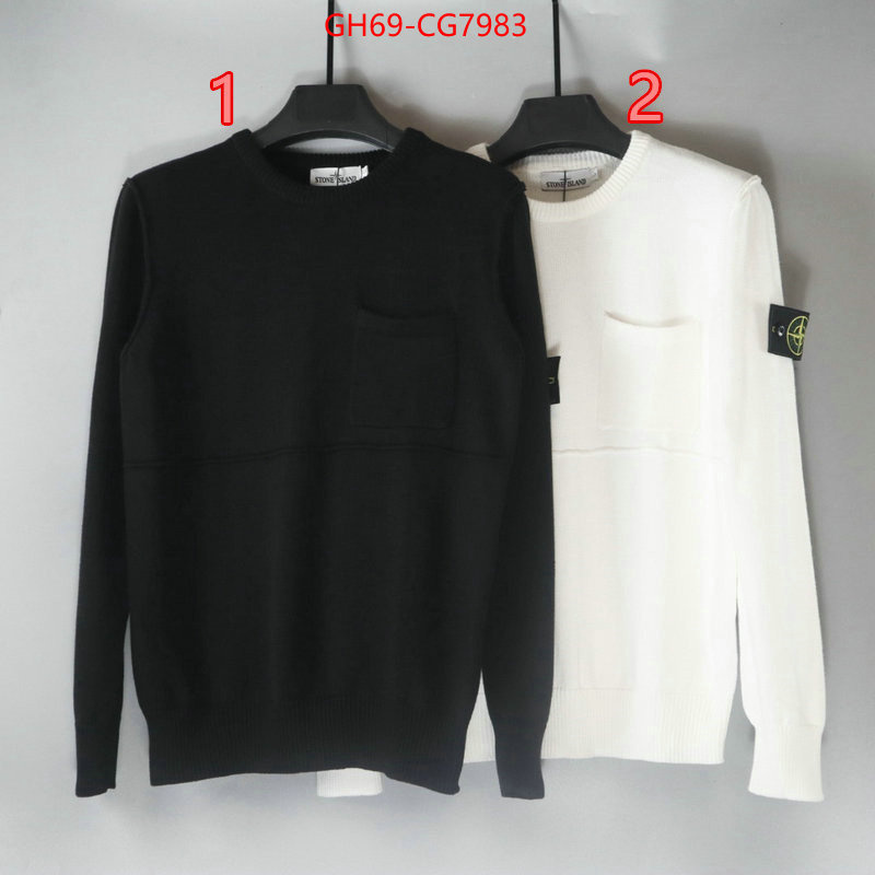 Clothing-Stone Island wholesale replica shop ID: CG7983 $: 69USD