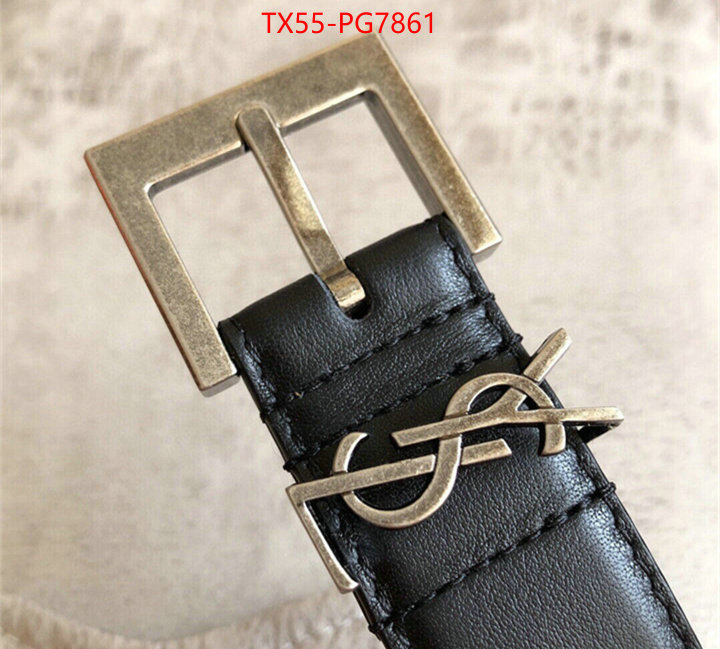 Belts-YSL buy high quality cheap hot replica ID: PG7861 $: 55USD