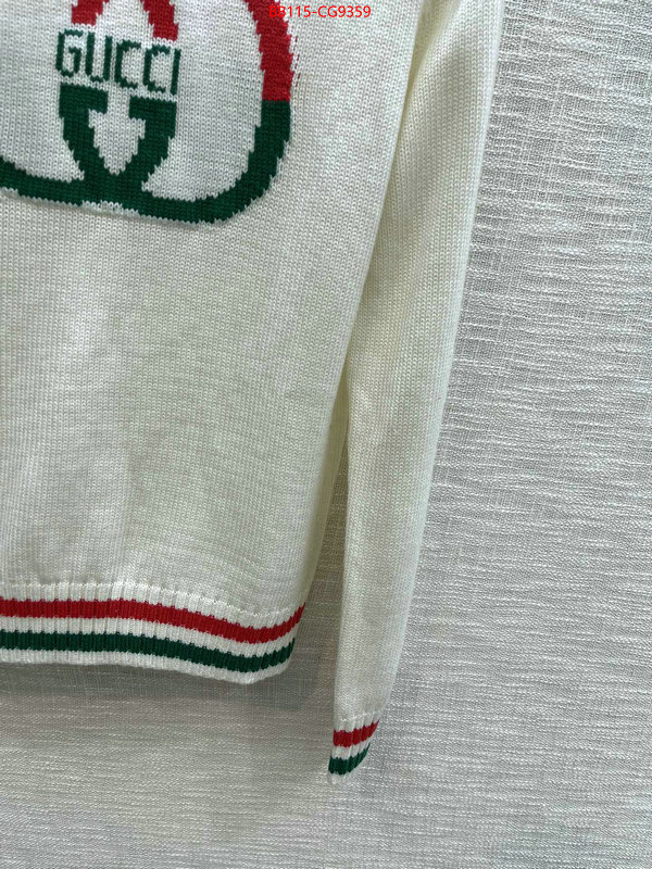 Clothing-Gucci where to buy fakes ID: CG9359 $: 115USD