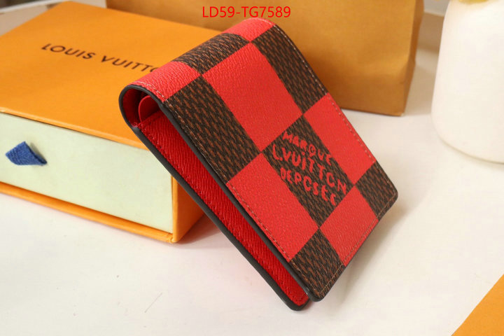 LV Bags(TOP)-Wallet replica how can you ID: TG7589 $: 59USD,