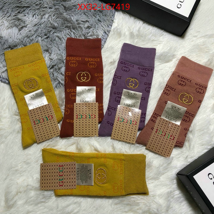 Sock-Gucci replicas buy special ID: LG7419 $: 32USD