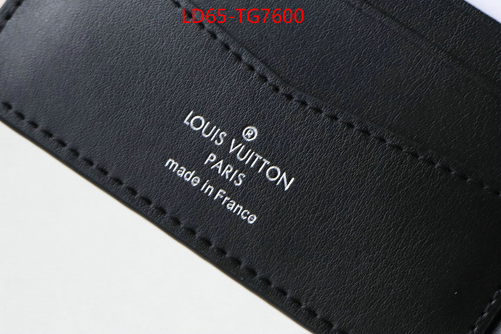 LV Bags(TOP)-Wallet designer high replica ID: TG7600 $: 65USD,