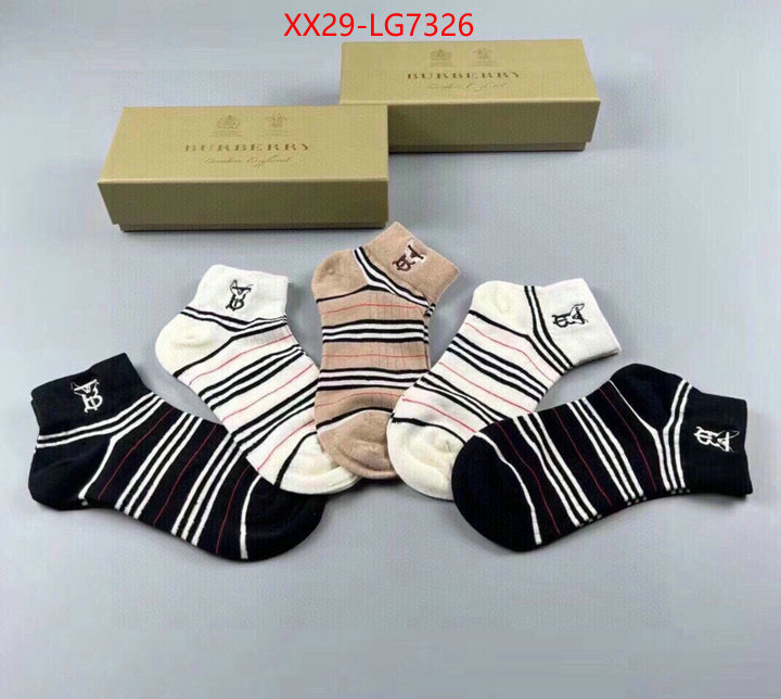 Sock-Burberry what are the best replica ID: LG7326 $: 29USD