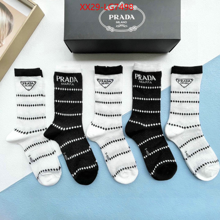 Sock-Prada top brands like ID: LG7498 $: 29USD