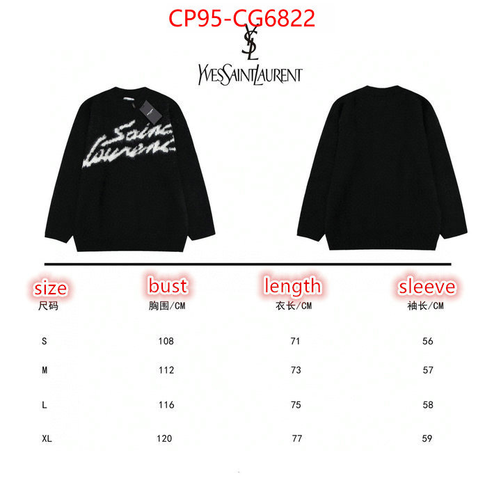 Clothing-YSL where to buy ID: CG6822 $: 95USD