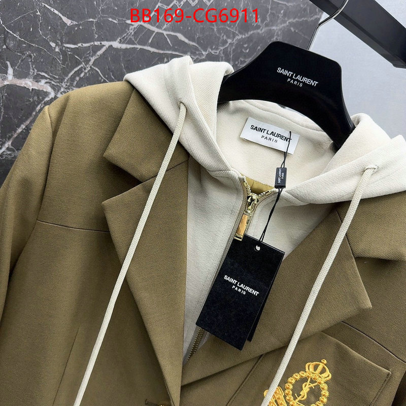 Clothing-YSL replica wholesale ID: CG6911 $: 169USD