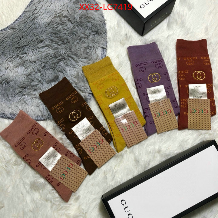 Sock-Gucci replicas buy special ID: LG7419 $: 32USD