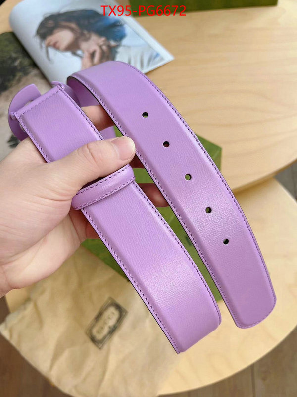 Belts-Gucci 7 star quality designer replica ID: PG6672 $: 95USD