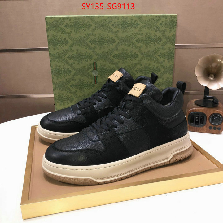 Men Shoes-Gucci designer wholesale replica ID: SG9113 $: 135USD