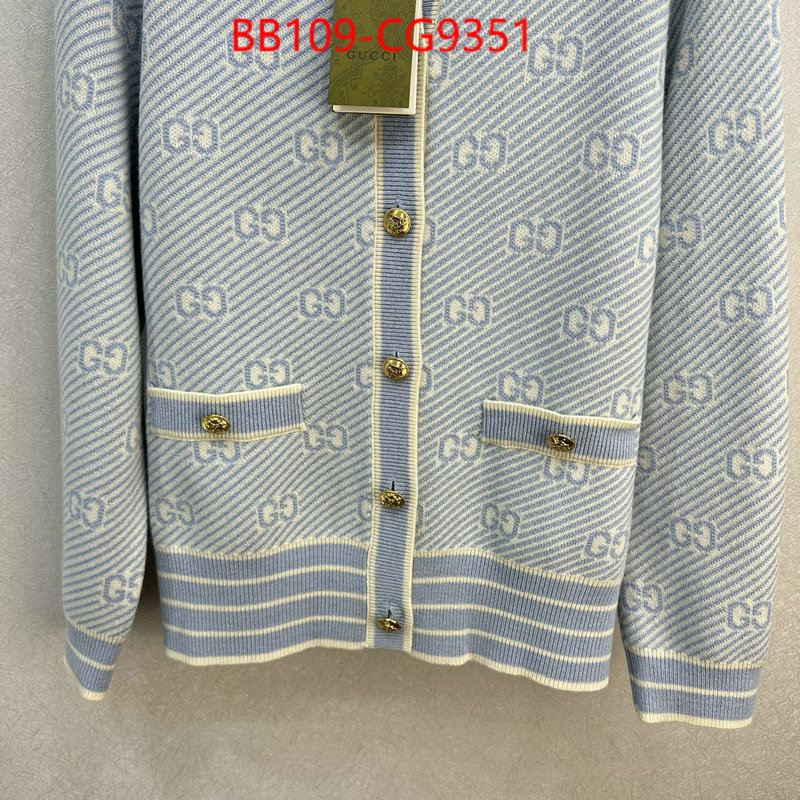 Clothing-Gucci new designer replica ID: CG9351 $: 109USD