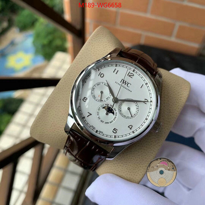 Watch(TOP)-IWC perfect quality designer replica ID: WG6658 $: 189USD