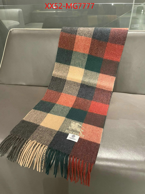 Scarf-Burberry top quality fake ID: MG7777 $: 52USD