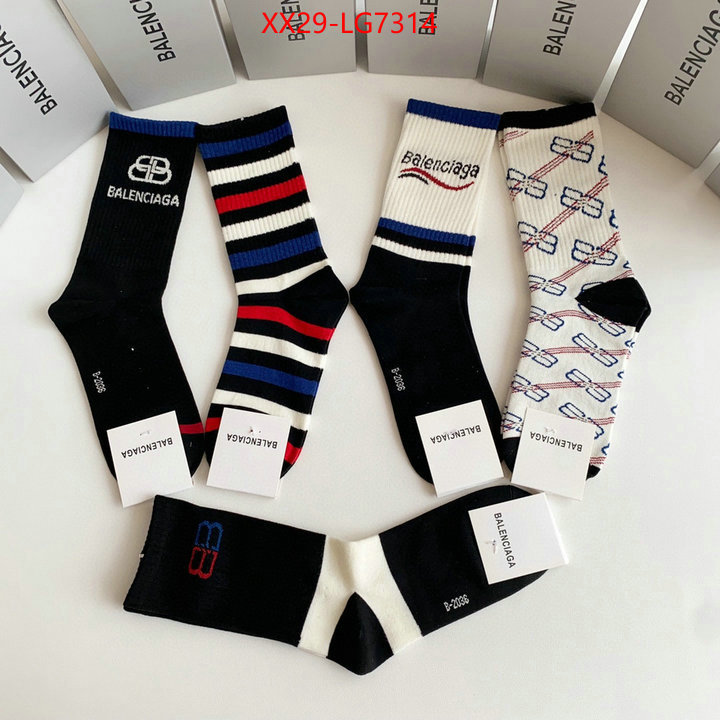 Sock-Balenciaga fake ID: LG7314 $: 29USD