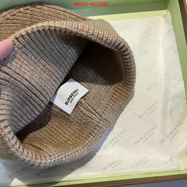 Cap(Hat)-Burberry 2023 perfect replica designer ID: HG7692 $: 32USD