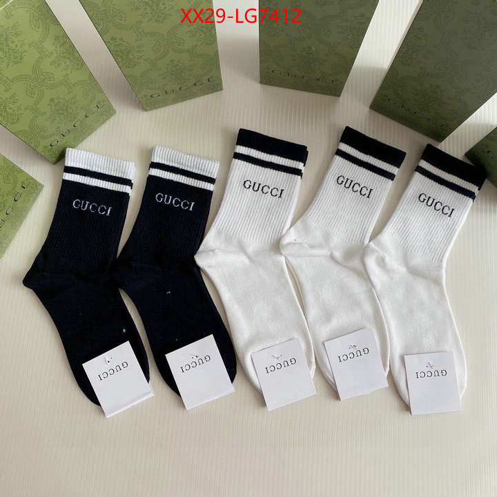 Sock-Gucci 2023 perfect replica designer ID: LG7412 $: 29USD