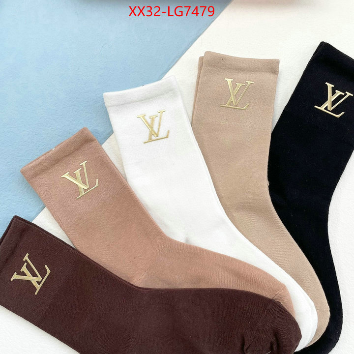 Sock-LV 7 star quality designer replica ID: LG7479 $: 32USD