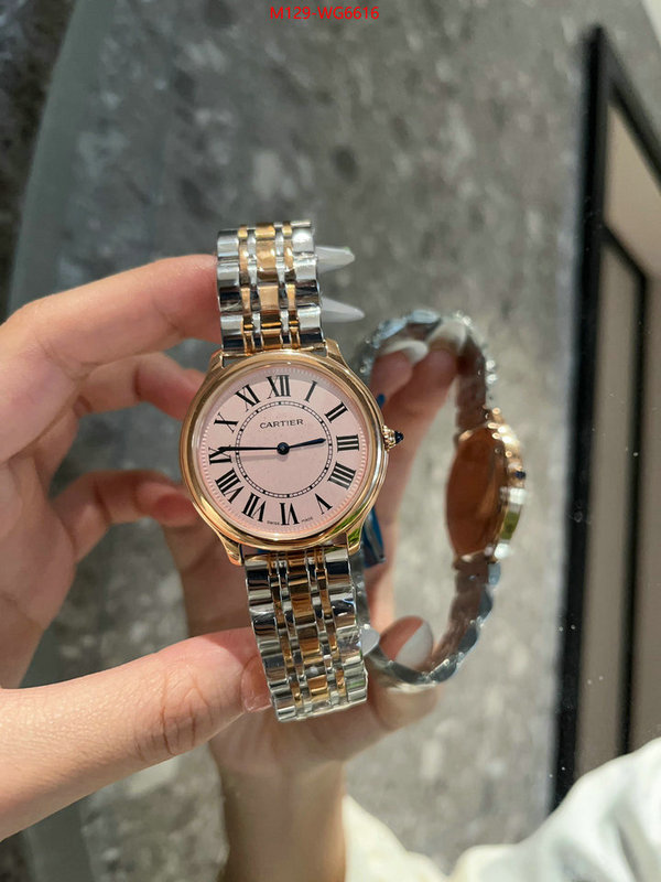 Watch(TOP)-Cartier outlet sale store ID: WG6616 $: 129USD