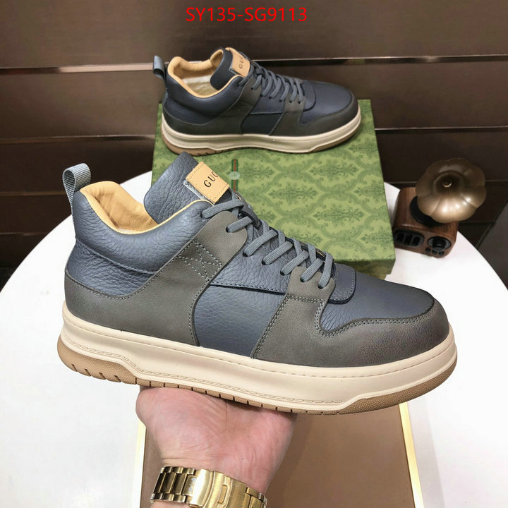 Men Shoes-Gucci designer wholesale replica ID: SG9113 $: 135USD