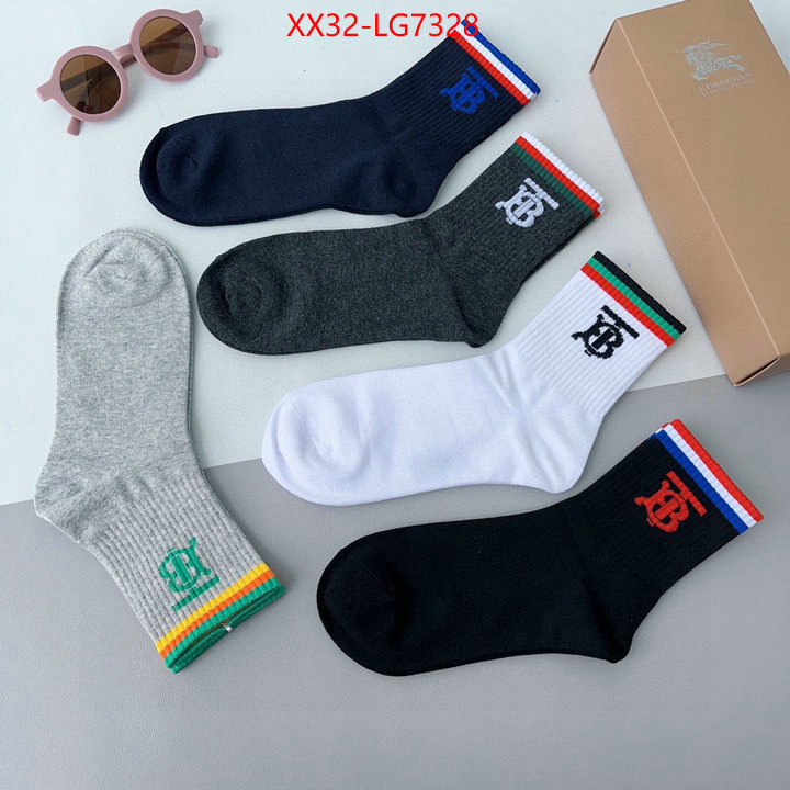 Sock-Burberry where to buy the best replica ID: LG7328 $: 32USD