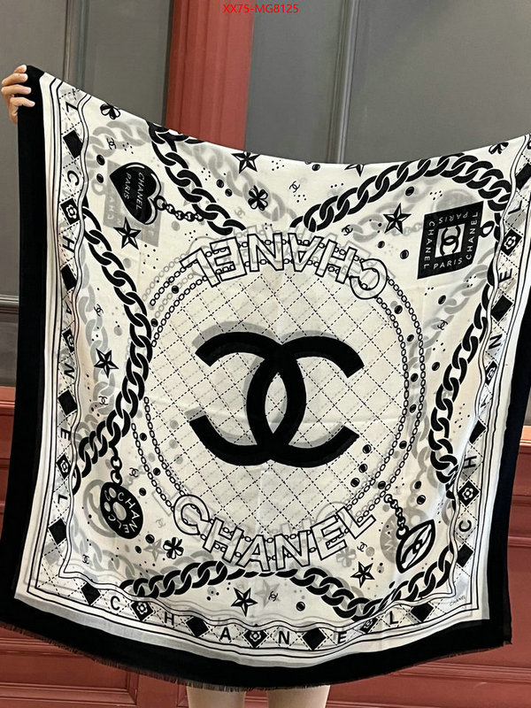 Scarf-Chanel replcia cheap ID: MG8125 $: 75USD