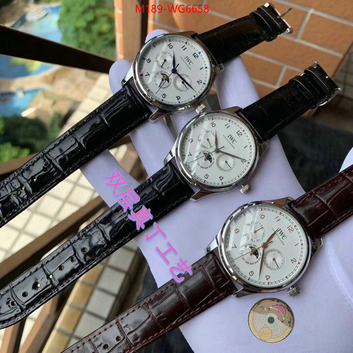 Watch(TOP)-IWC perfect quality designer replica ID: WG6658 $: 189USD