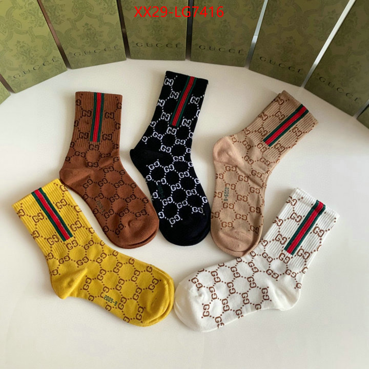 Sock-Gucci we provide top cheap aaaaa ID: LG7416 $: 29USD