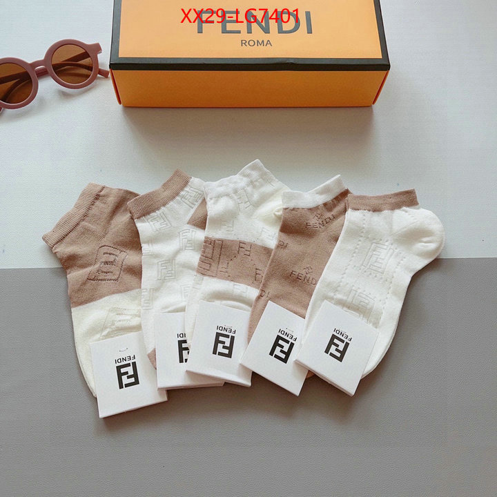 Sock-Fendi aaaaa+ class replica ID: LG7401 $: 29USD