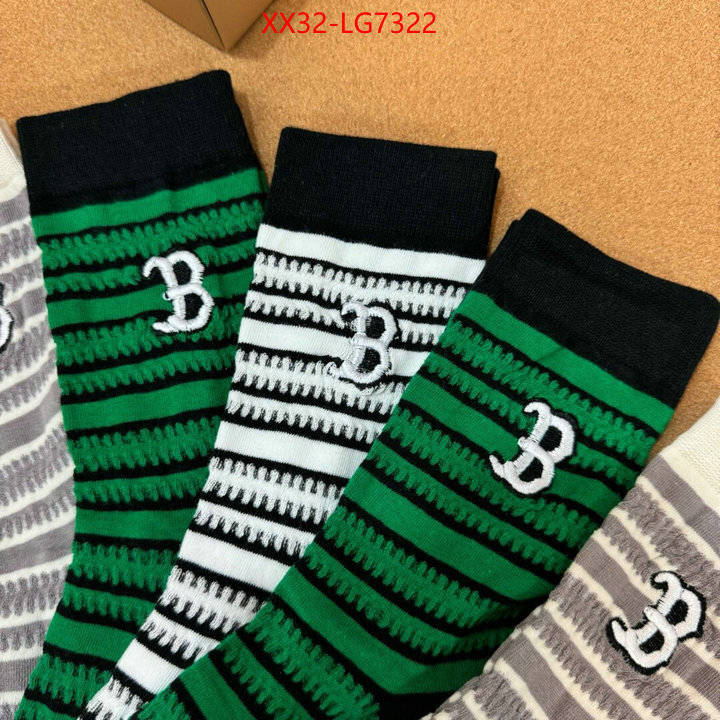 Sock-Burberry high quality designer ID: LG7322 $: 32USD