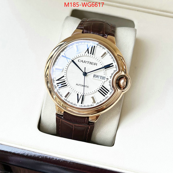 Watch(TOP)-Cartier is it ok to buy replica ID: WG6617 $: 185USD