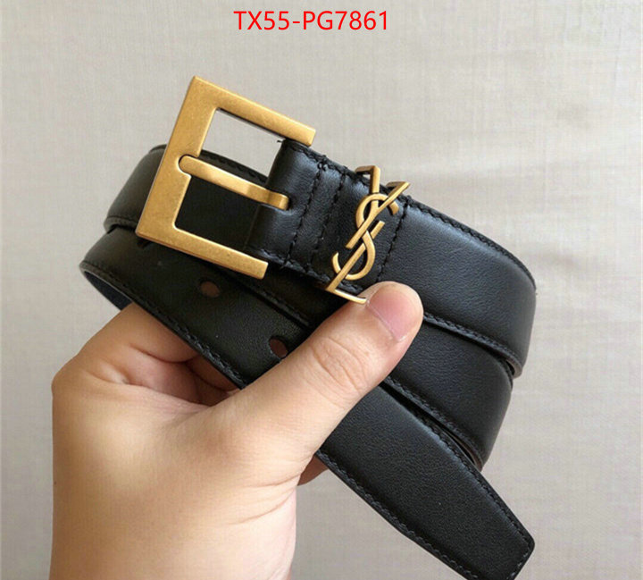 Belts-YSL buy high quality cheap hot replica ID: PG7861 $: 55USD