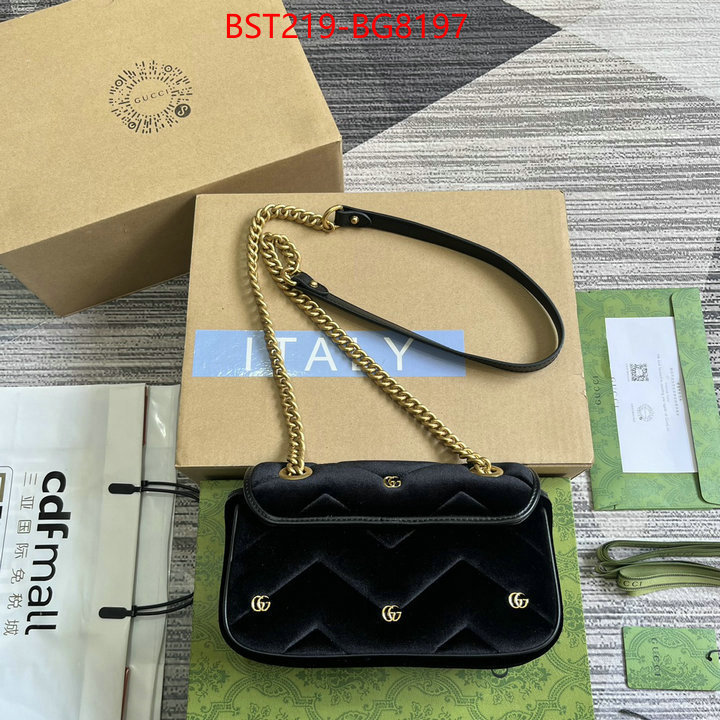 Gucci Bags(TOP)-Marmont designer fashion replica ID: BG8197