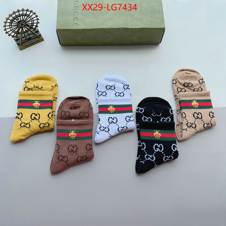 Sock-Gucci how to buy replcia ID: LG7434 $: 29USD