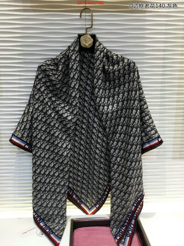 Scarf-Dior the highest quality fake ID: MG7726 $: 79USD