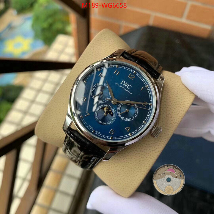 Watch(TOP)-IWC perfect quality designer replica ID: WG6658 $: 189USD