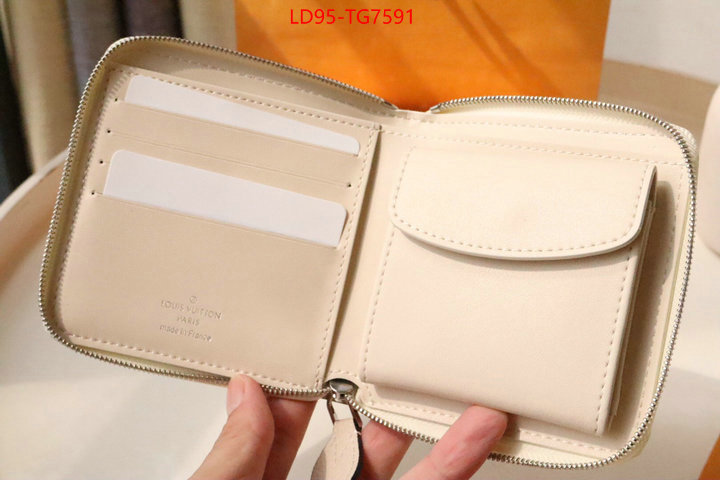 LV Bags(TOP)-Wallet where can i find ID: TG7591 $: 95USD,