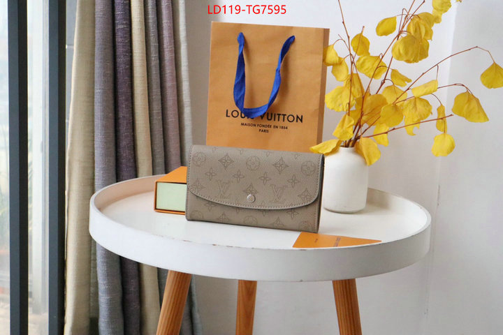 LV Bags(TOP)-Wallet aaaaa replica ID: TG7595 $: 119USD,