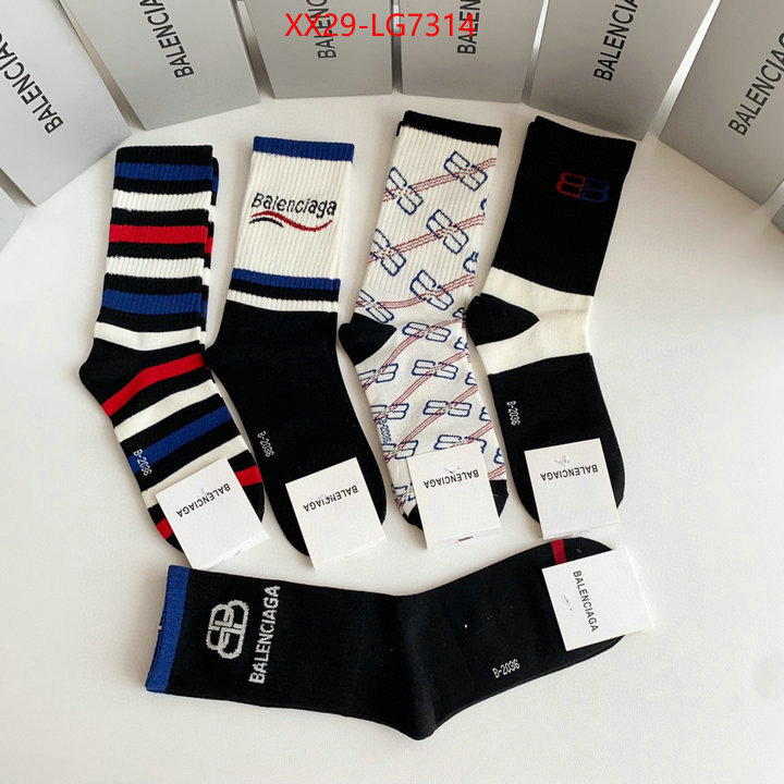 Sock-Balenciaga fake ID: LG7314 $: 29USD