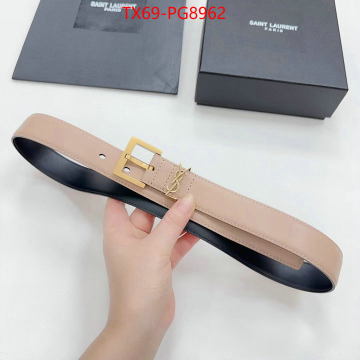 Belts-YSL luxury fake ID: PG8962 $: 69USD