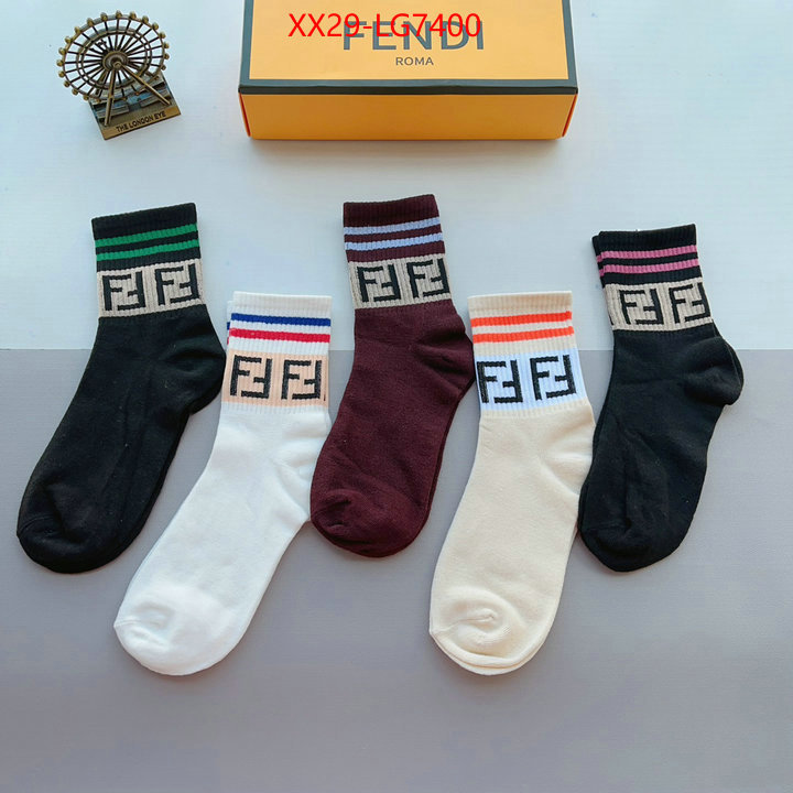 Sock-Fendi what is top quality replica ID: LG7400 $: 29USD