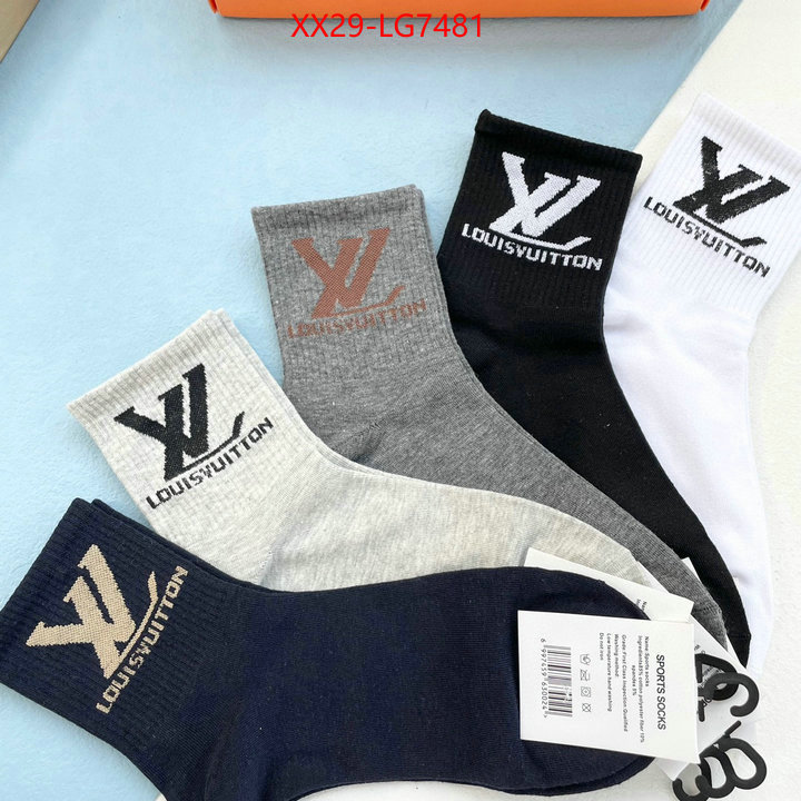 Sock-LV 1:1 replica ID: LG7481 $: 29USD