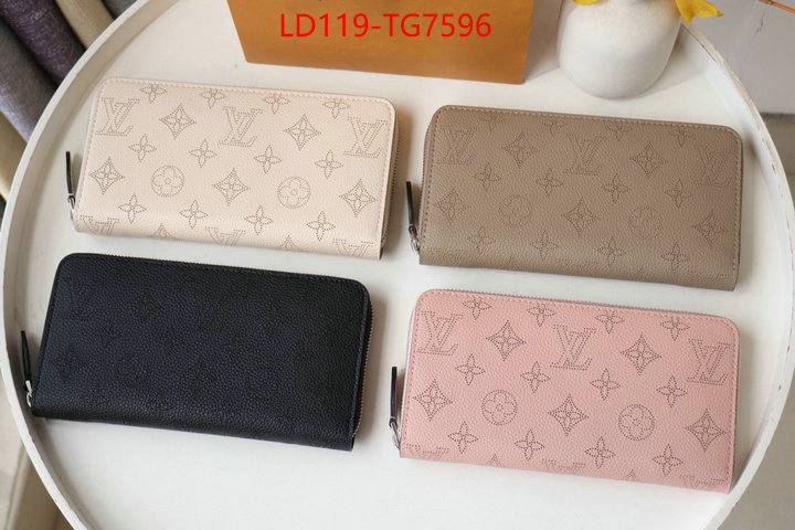 LV Bags(TOP)-Wallet replica 2023 perfect luxury ID: TG7596 $: 119USD,